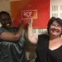 Mame Fall Formatrice et Jacquie Kano Djibo Directrice ALIS 