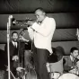 Miles Davis à Antibes dans la nuit du 26 au 27 juillet 1963.