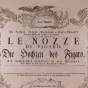 Affiche de 1786 des Noces de Figaro, par Wolfang Amadeus Mozart.