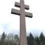 La croix de Lorraine, choisie par le général de Gaulle comme symbole de la Résistance. © Guillaume Bonzoms.