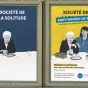 L'une des affiches de la nouvelle campagne nationale de © la Société St Vincent de Paul.