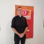 Père Antoine Deveaux dans les studios RCF à Marseille c/Dialogue RCF