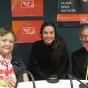 Céline Delpech, Pauline Chartier et Jean Boucherie du CCFD-Terre Solidaire /photo: Laurène Rocheteau