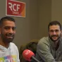 © RCF Anjou - Benjamin Allard et Jérôme Dumontant (à gauche), joueur et entraîneur du club de football de Pellouailles-Corzé