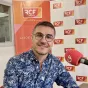 Arnaud Meunier, directeur de la MC2 de Grenoble dans les studios de RCF Isère