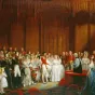 Mariage de Victoria et d'Albert, peinture de George Hayter ©Wikimédia commons