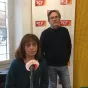 Marielle Picq et Henri Oberdorff dans les studios de RCF Isère