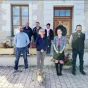 Alexandra Beauvais-Matthey, nouvelle maire du Tranger, en compagnie de Nadine Bellurot, Sénatrice de l'Indre et une partie du Conseil Municipal du Tranger. © Facebook officiel.