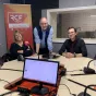 Autour de Roger Cayzelle cette semaine, Marie Madelaine Maucourt, Pascal Trunck, Jean Lousi Baudoux et Cédric Rouillon. 