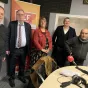 Autour de Roger Cayzelle, les sociétaires du soir