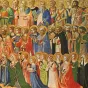 Les précurseurs du Christ avec les saints et les martyrs. Peinture de Fra Angelico, vers 1423-1424 ©Wikimédia commons