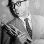 Portrait de Dizzy Gillespie au Famous Door de New York (N.Y.), en juin 1946.