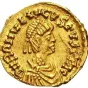 Tiers de sou d'or à l'effigie de Romulus Augustule, dernier empereur romain d'Occident ©Wikimédia commons