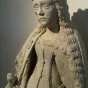 Statue Ste Catherine par Marc Ameil