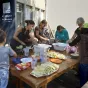 Repas guinguette au secours catholique à Bourg-en-Bresse