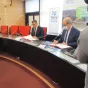 Le président de la métropole et le président de Vinci Autoroutes ont signé hier cette convention "Autoroute bas carbone". 