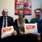 Michel Puyrazat, Céline Viron et Thomas du Payrat