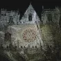 mapping vidéo sur la façade de la cathédrale Saint-Jean de Lyon - © Dedale via Unsplash