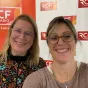 Céline Cusset Diverty Events et Annelise Jost dans le studio de RCF Isère