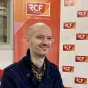 Gilles Balmet dans le studio de RCF Isère