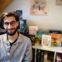 Simon Villiot, co-fondateur de la société d'édition de jeux de société "Blam!" en Haute-Savoie