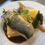 Le filet de bar risotto croustillant