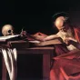 Saint Jérôme écrivant par Le Caravage (1606), galerie Borghèse ©Wikimédia commons