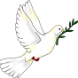 Colombe, le symbole de la paix @ Elembis, Sammy pompon and Mark Miller - Wikimedia Commons