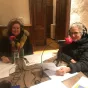 Lætitia de Traversay (à gauche) et Nicole Fabre - © RCF Lyon