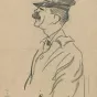 Caricature de Gabriel Nigond par Charles Gir (1914).