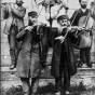 Musiciens klezmer à un mariage en Ukraine vers 1925.