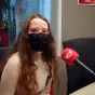 Éloïse Michon, élève au lycée Sacré-Cœur-La-Salle à Angers et sélectionnée au concours de plaidoiries des lycéens - RCF Anjou
