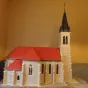 maquette de l'église de Montagnat par Ph Pin
