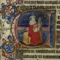 Psautier d'York - Le roi David jouant de la harpe
