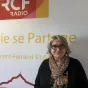 Régine Chantraine dans les studios de RCF