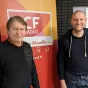 Jacques Fleurentin, dans le studio de RCF à Metz