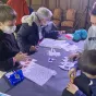 Un atelier familial de photophores au domaine de Kerguéhennec. © RCF Sud Bretagne