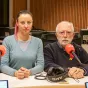 Katerine Mosoulenko (à gauche) et Jean-François Bau - © RCF Lyon