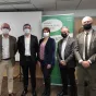 Une partie des membres de l'Agence d'Attractivité de l'Indre, avec Thierry Bluet, son directeur (à gauche). © RCF - Hugo Sastre.