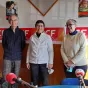 Anne Arnaud, Soeur Catherine Fromager et Jean Guy Périllat mars 2022