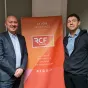 Olivier Sasso (à gauche), conseiller départemental et vice-président de la commission Vie associative, Sport, Tourisme, Culture et Nicolas Glinche (à droite), responsable du Service des Sports