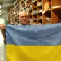 Parmi une multitude de drapeaux, celui de l'Ukraine martyre est particulièrement demandé ces dernières semaines @RCF Orne