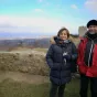 Chantal Daragon et Diego Cattanéo, participent à la sauvegarde des Châteaux des Allinges