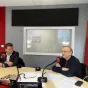 Fréderic Schnur et Lucien Balandras dans les studios de RCF à Metz