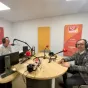 Arnaud Bastide, au micro d'Amaury Guillem. DR