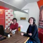 Lisa Bernat de l'association Télémaque et Violette Bailly de l'association Article 1