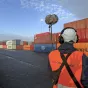 Tournage de Vierzon-Cinéma sur le site de la plateforme logistique du groupe Combronde en décembre 2021 © Dorian Degoutte - Vierzon Cinéma.