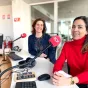 Karine Beaugiraud (à gauche), Gaëlle Viegas - © RCF Lyon