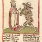 Le pape Sylvestre II et le Diable dans une illustration datant d'env. 1460 ©Wikimédia commons