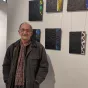 Joël Frémiot, peintre pour l'exposition "En carreloche" à Déols. © RCF - Hugo Sastre.